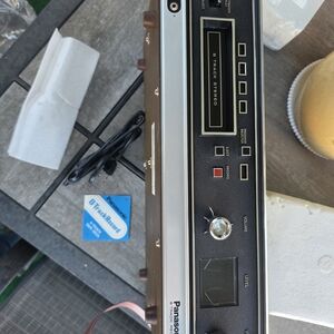 Panasonic Brown and Silver 8-Track Stereo Player